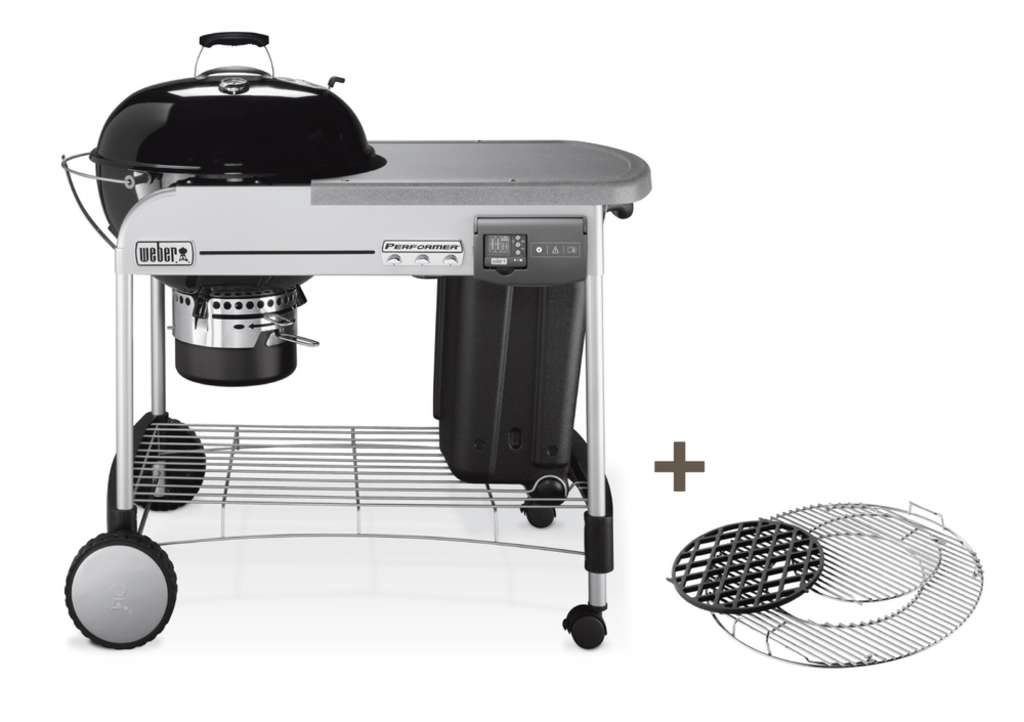Grill węglowy Performer Deluxe GBS Gourmet 57cm Black